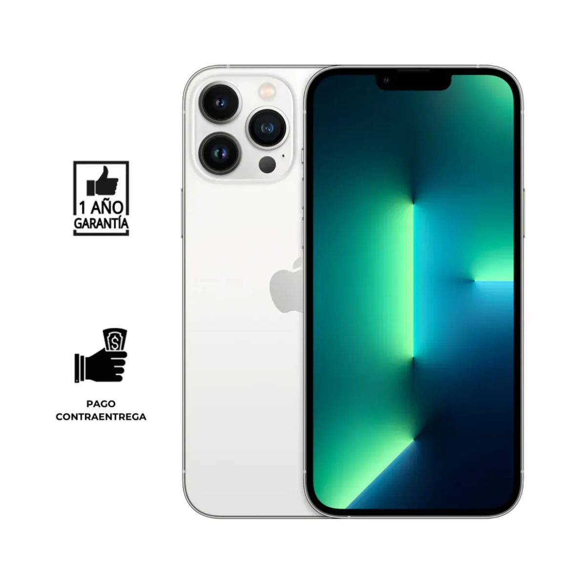 APPLE - iPhone 13 Pro Max 128 GB I Reacondicionado grado A I color: Plata