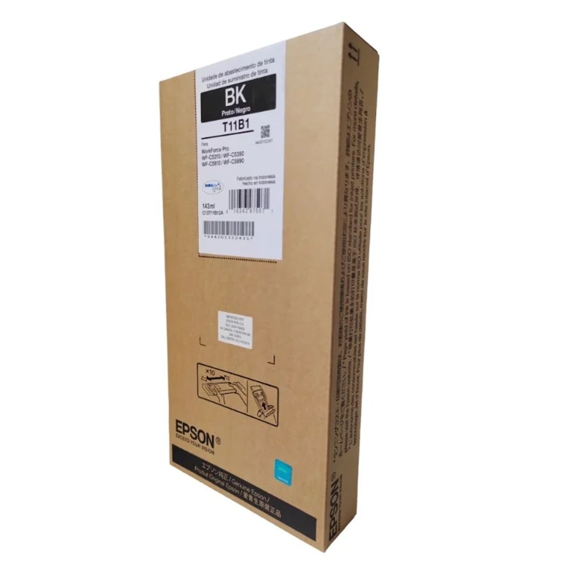 EPSON - Bolsa de Tinta Epson T11B120-AL Negro Pro WF-C5390 C5810 C5890