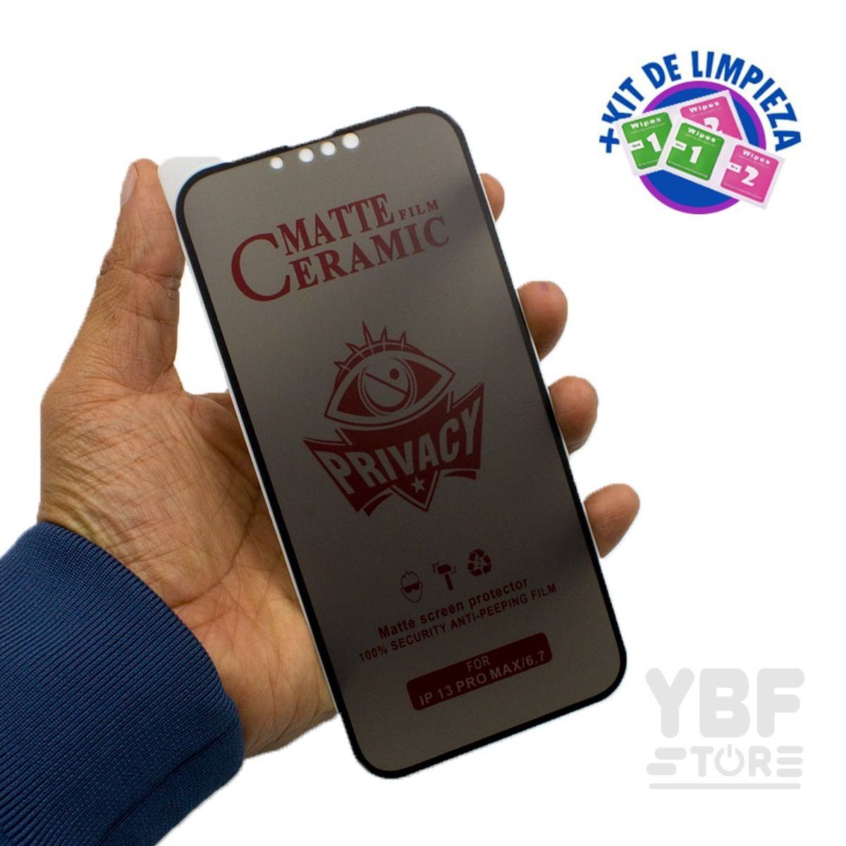 GENERICO - Mica Ceramica Antiespia para Motorola Moto E22i