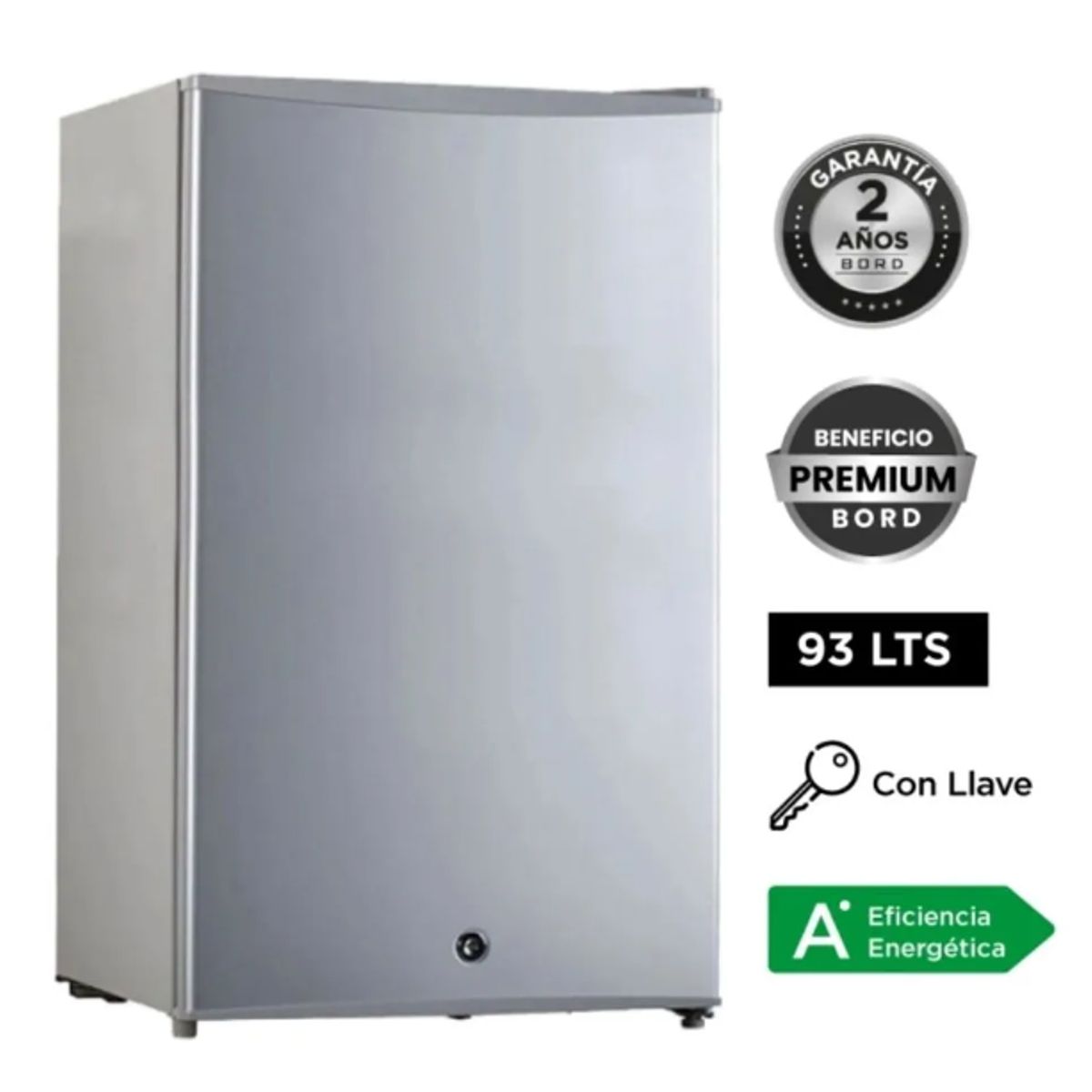 BORD - FRIGOBAR BORD MI120S-M 93L SILVER + LICUADORA IMACO