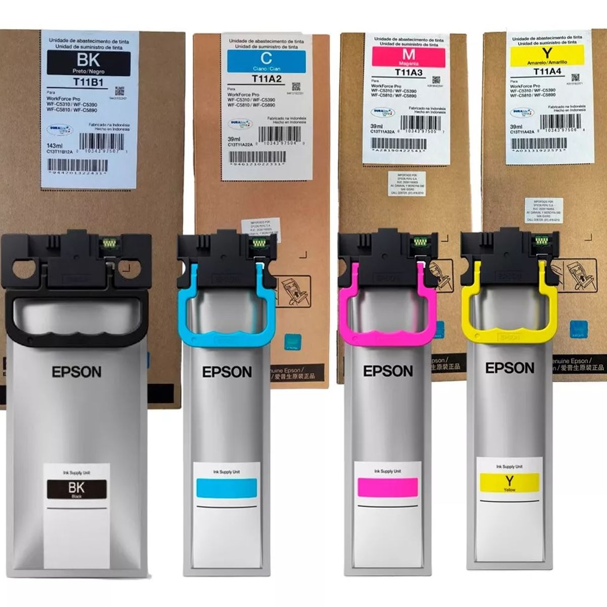 EPSON - Pack Tinta Epson para WorkForce WF-C5810 WF-C5890