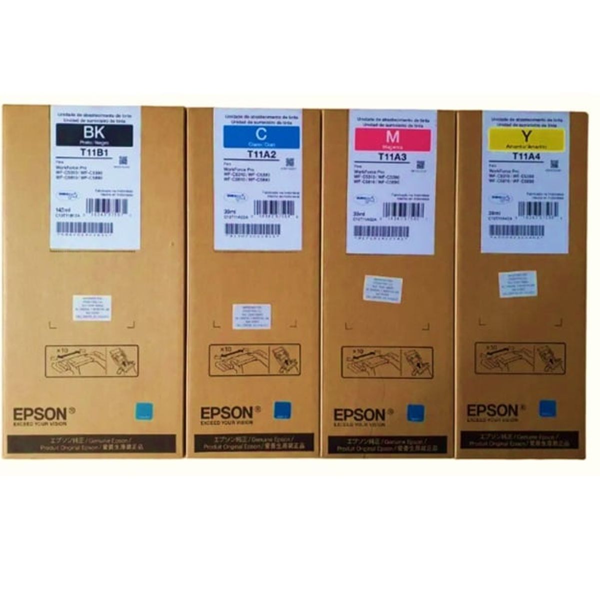EPSON - Pack Tinta Epson para WorkForce WF-C5810 WF-C5890
