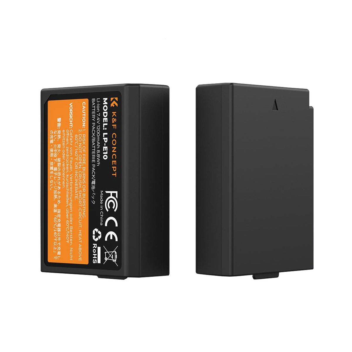 K&F CONCEPT - Kit de cargador + 2 baterías Canon LP-E10 K&F Concept KF28.0028