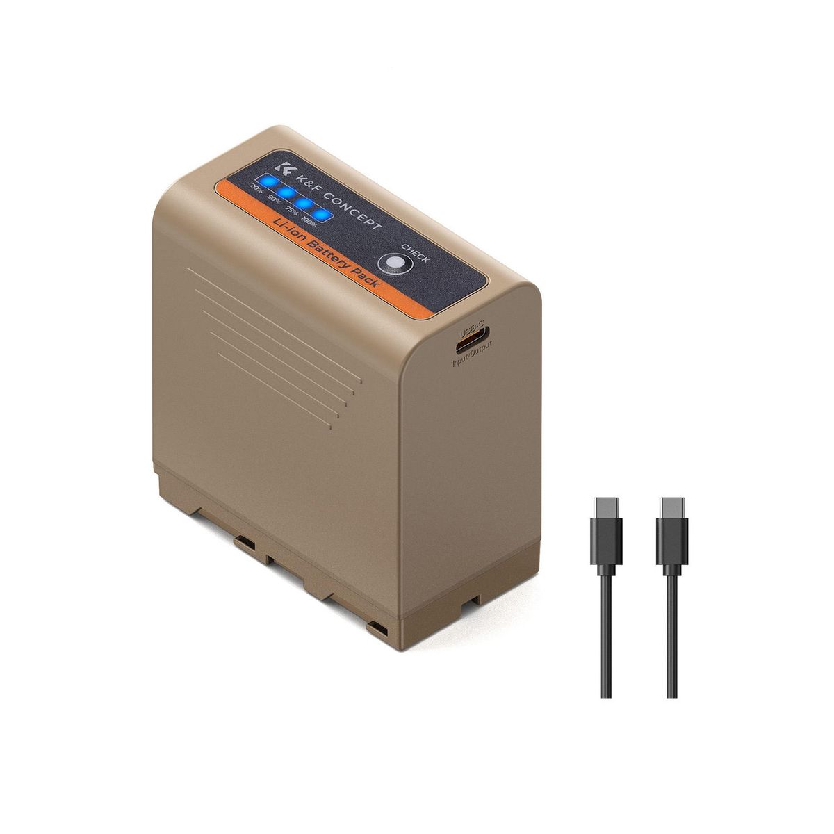 K&F CONCEPT - Batería NP-F970 de 10500mAh con carga rápida K&F Concept KF280036