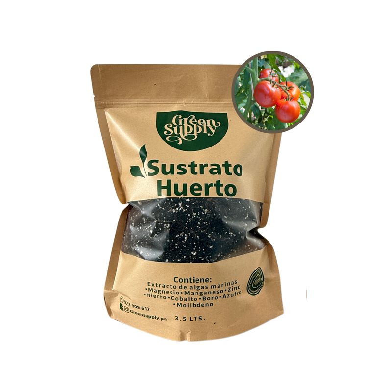 GREEN SUPPLY - Sustrato Para Huerto 3.5lt  - Pet Friendly