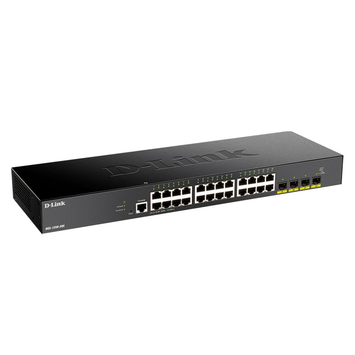 D LINK - D-LINK DGS-1250-28X Switch 28 Puertos 24 Gigabit 4SFP+ 10G