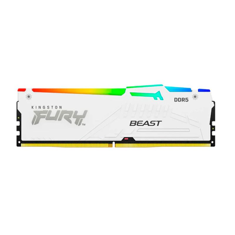 KINGSTON - RAM KINGSTON FURY BEAST BLANCO 16GB DDR5-5200MHZ P/N: KF552C40BWA-16
