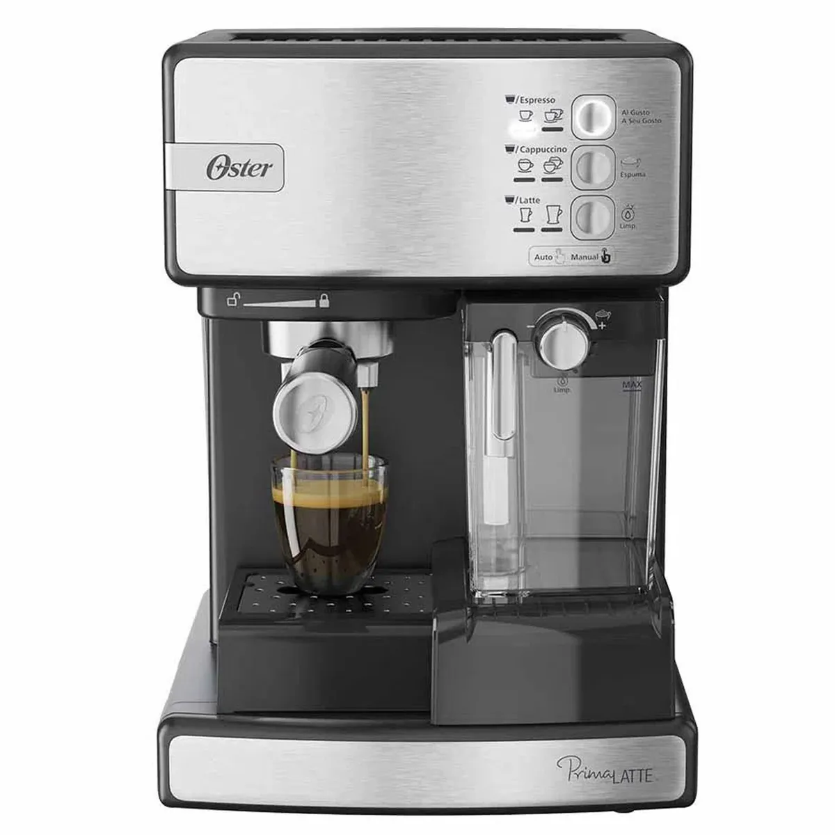 OSTER - Cafetera Expresso PrimaLatte BVSTEM6603SS