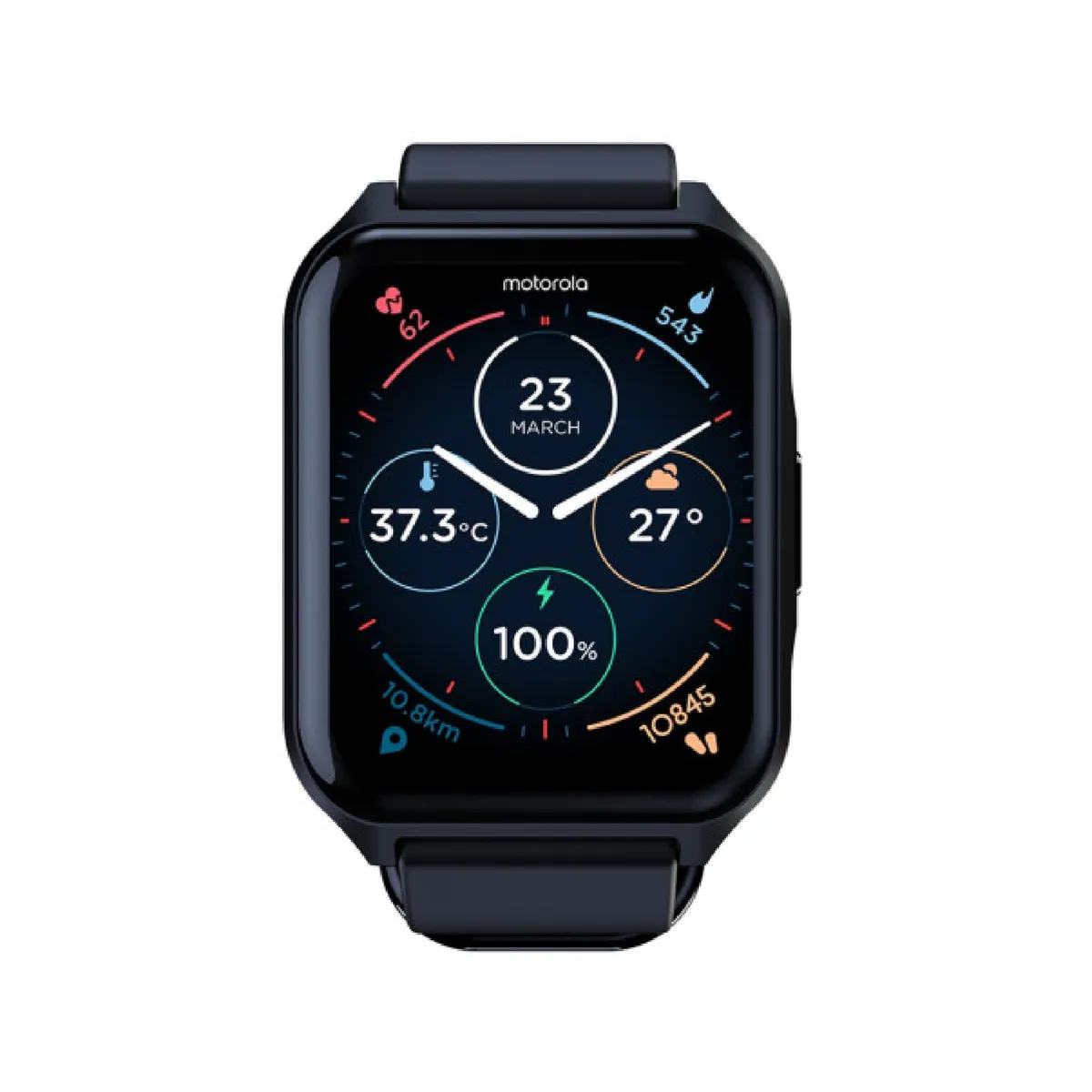 MOTOROLA - Smartwatch Motorola Moto 70 Negro.