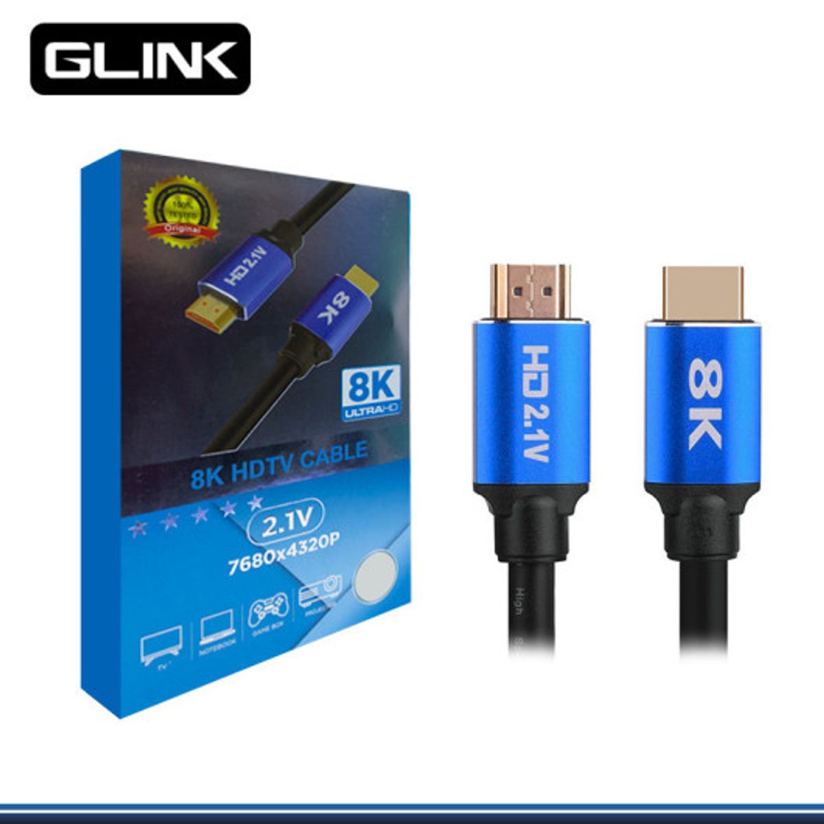 GENERICO - Cable HDMI 2.1 8K 144HZ 7680x4320P