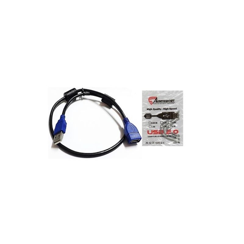 AMERICAN NET - Extensión USB 2.0 de 0.60CM