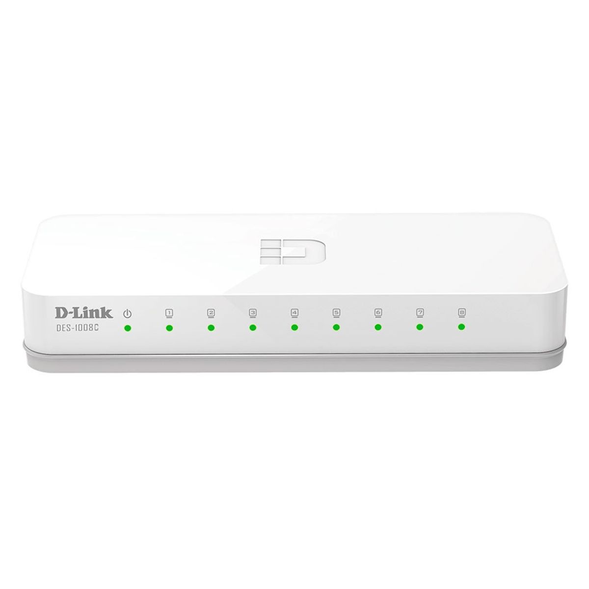 D LINK - D-LINK DES-1008C Switch no administrable de 8 puertos RJ-45 10/100Mbps