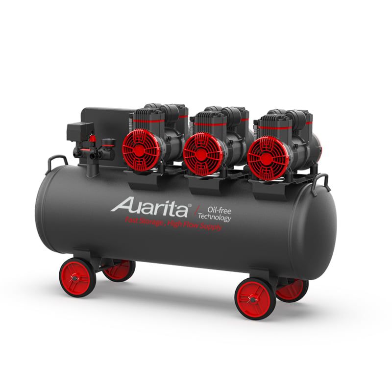 AUARITA - COMPRENSORA  DE AIRE SIN ACEITE - 100 LT