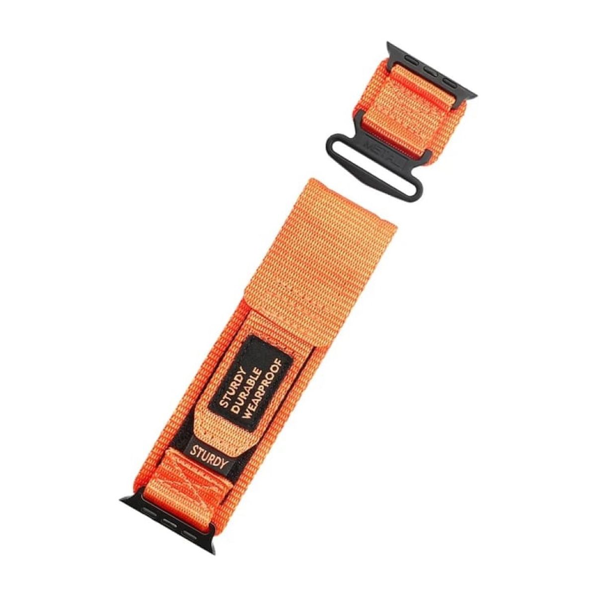 GENERICO - Correa Para Applewatch Y Watch Nylon Wearproof 42-44-45-49mm Naranja