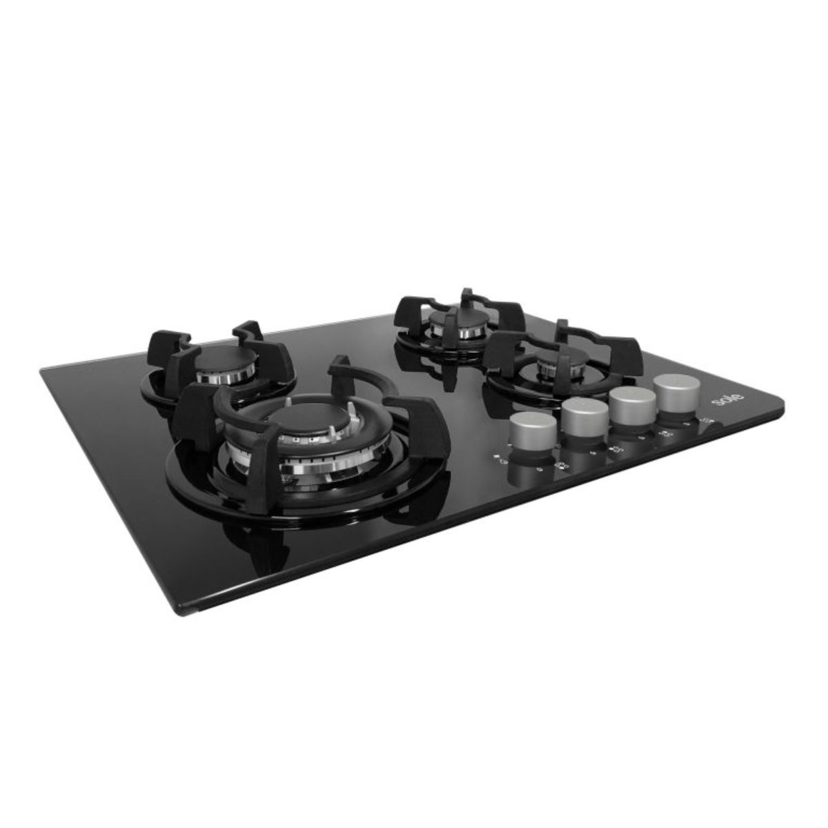 SOLE - COCINA EMPOTRABLE VIDRIO TEMPLADO A GAS 4 QUEMADORES - SOLCO034