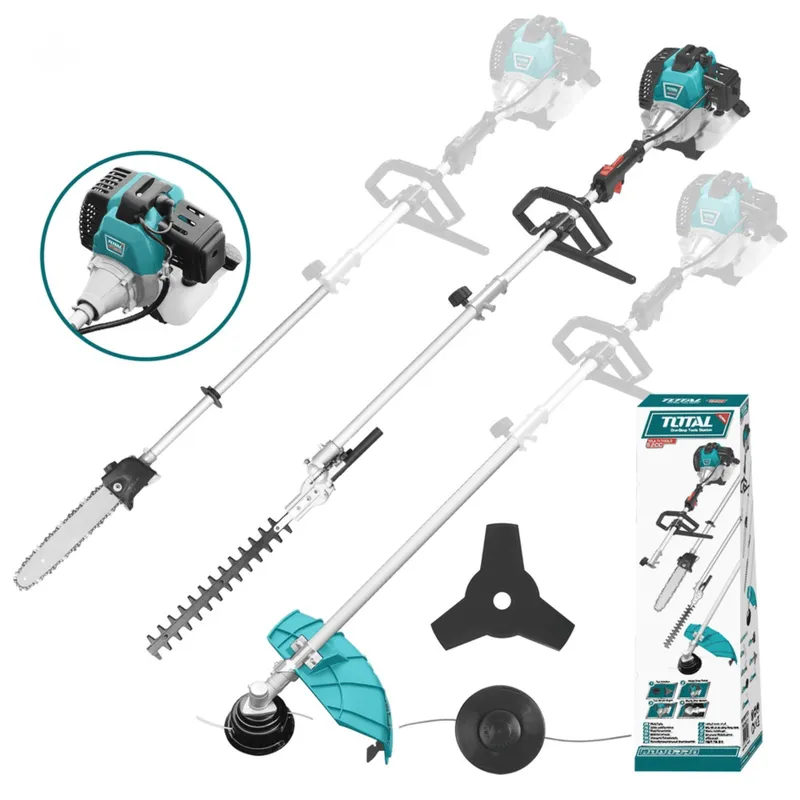 TOTAL TOOLS - Multiherramienta para podar a gasolina Total