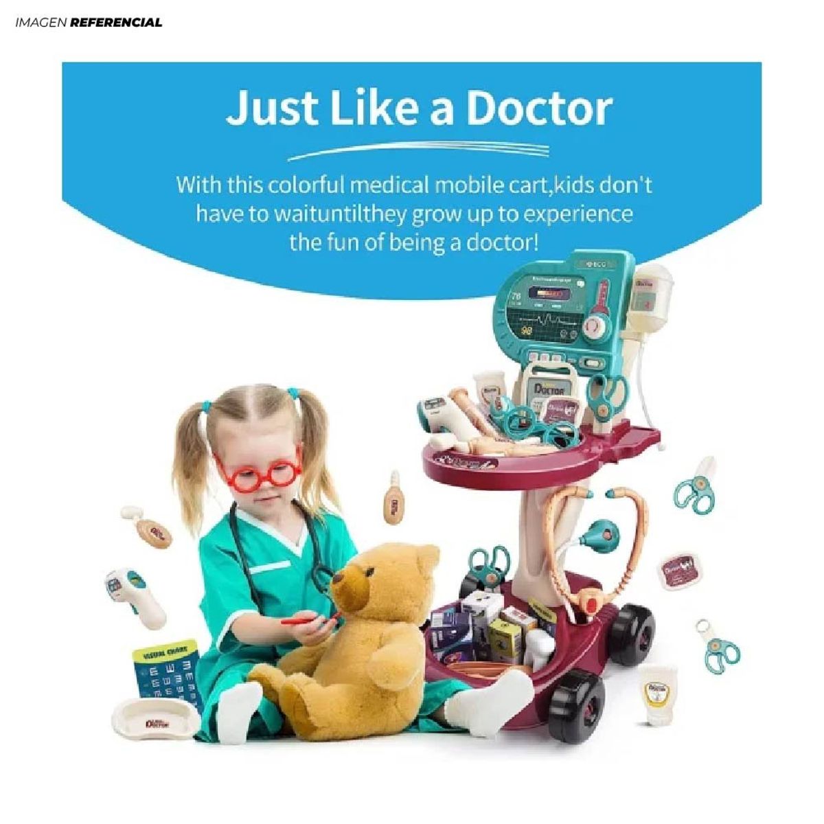 GENERICO - Kit De Herramientas Médicas De Simulación Para Niños