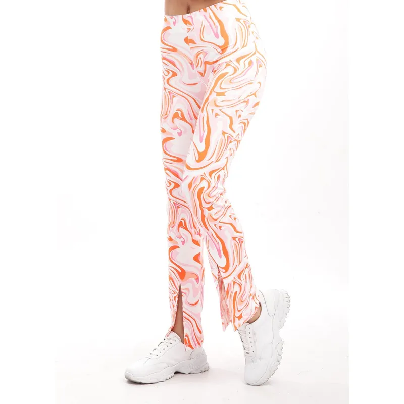 KATE LARRAIN - Pantalón con abertura mujer Rainbow