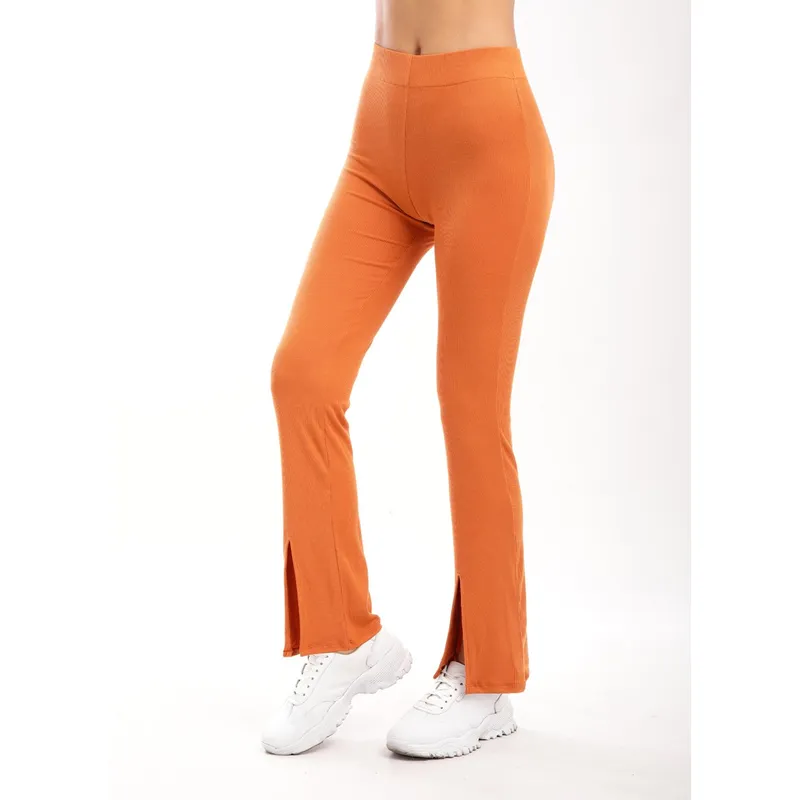 KATE LARRAIN - Pantalón con abertura mujer Rainbow