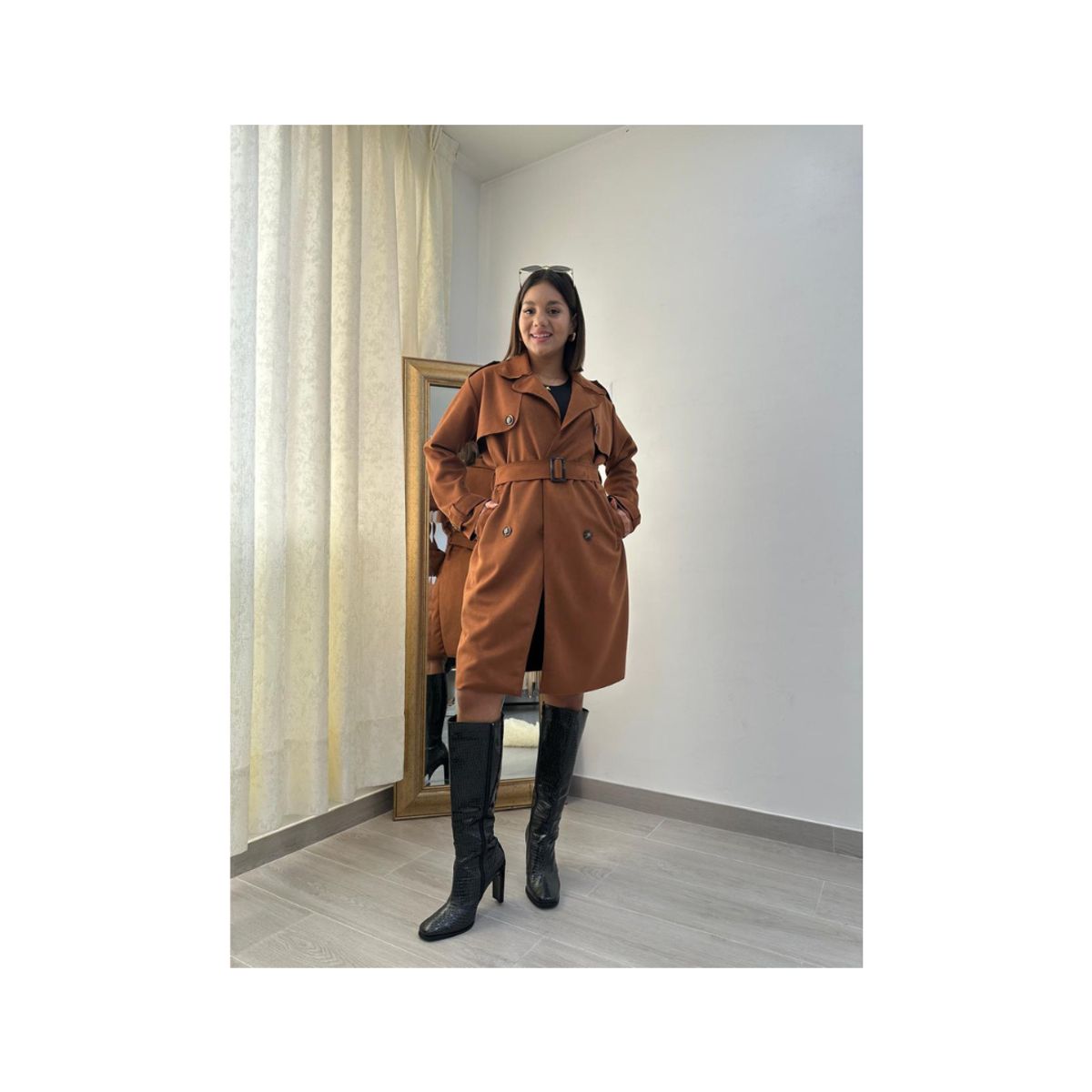 GENERICO - Gabardina - Abrigo Mia para mujer