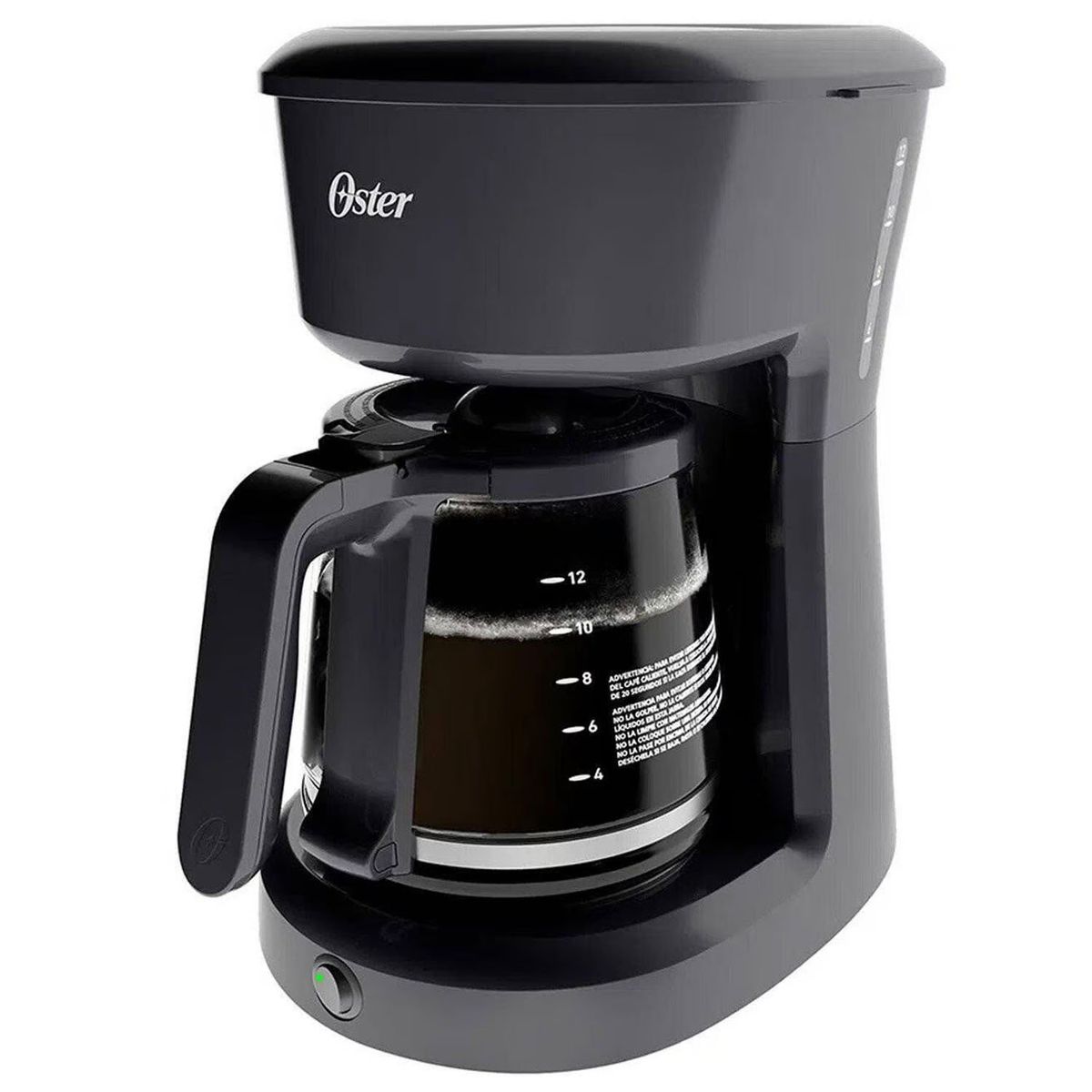 OSTER - Cafetera Oster 12 Tazas con Filtro Permanente BVSTDCS12B