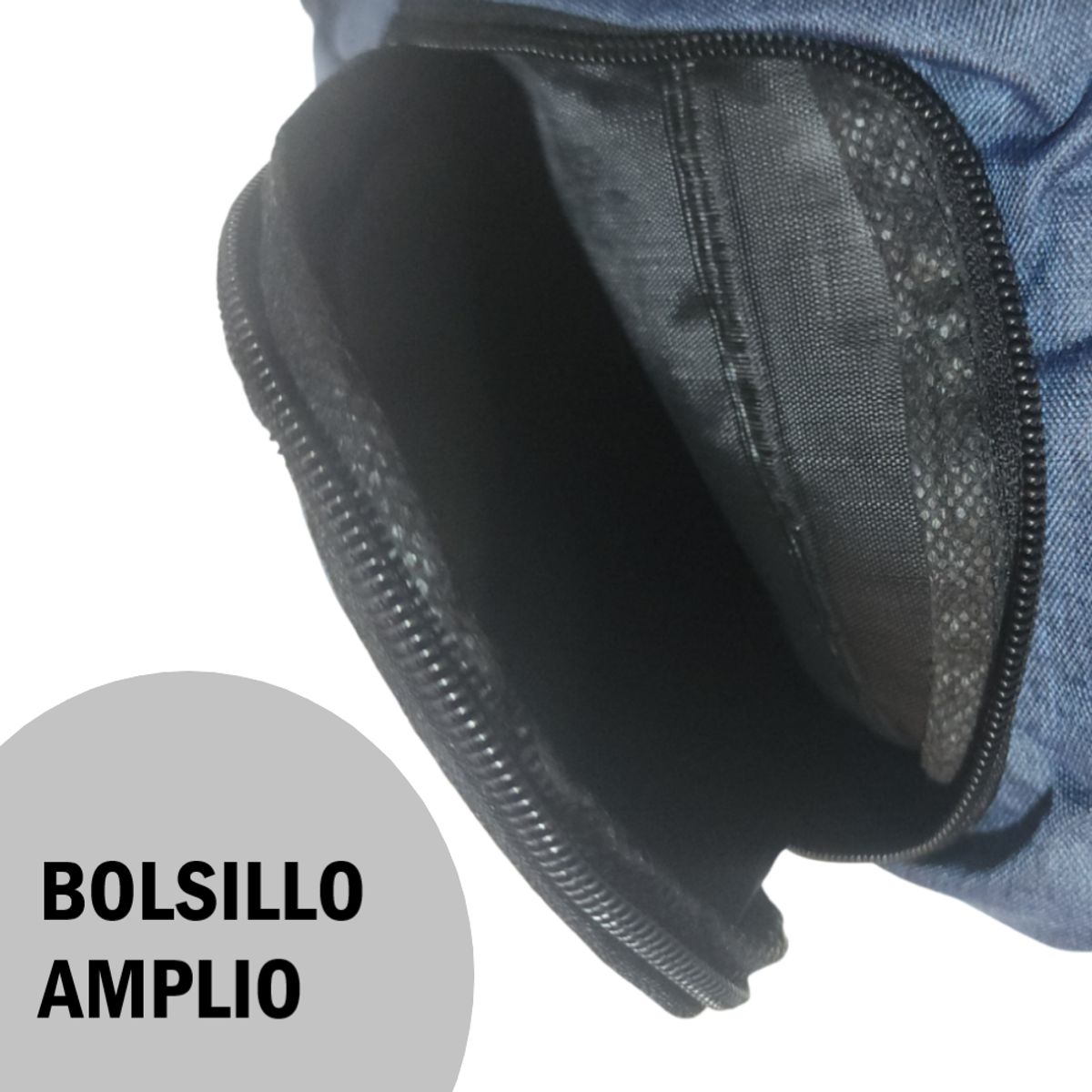 GENERICO - Bandolera Mochila Morral Hombre de nylon con conector USB