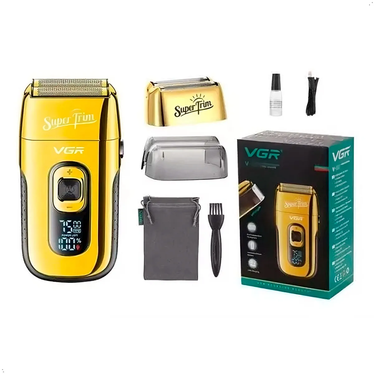 GENERICO - Maquina Afeitar Shaver VGR V-332 Dorado