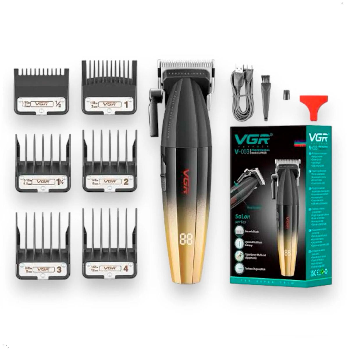 GENERICO - Maquina Corte Cabello CLIPPER VGR V-003 Pantalla Digital