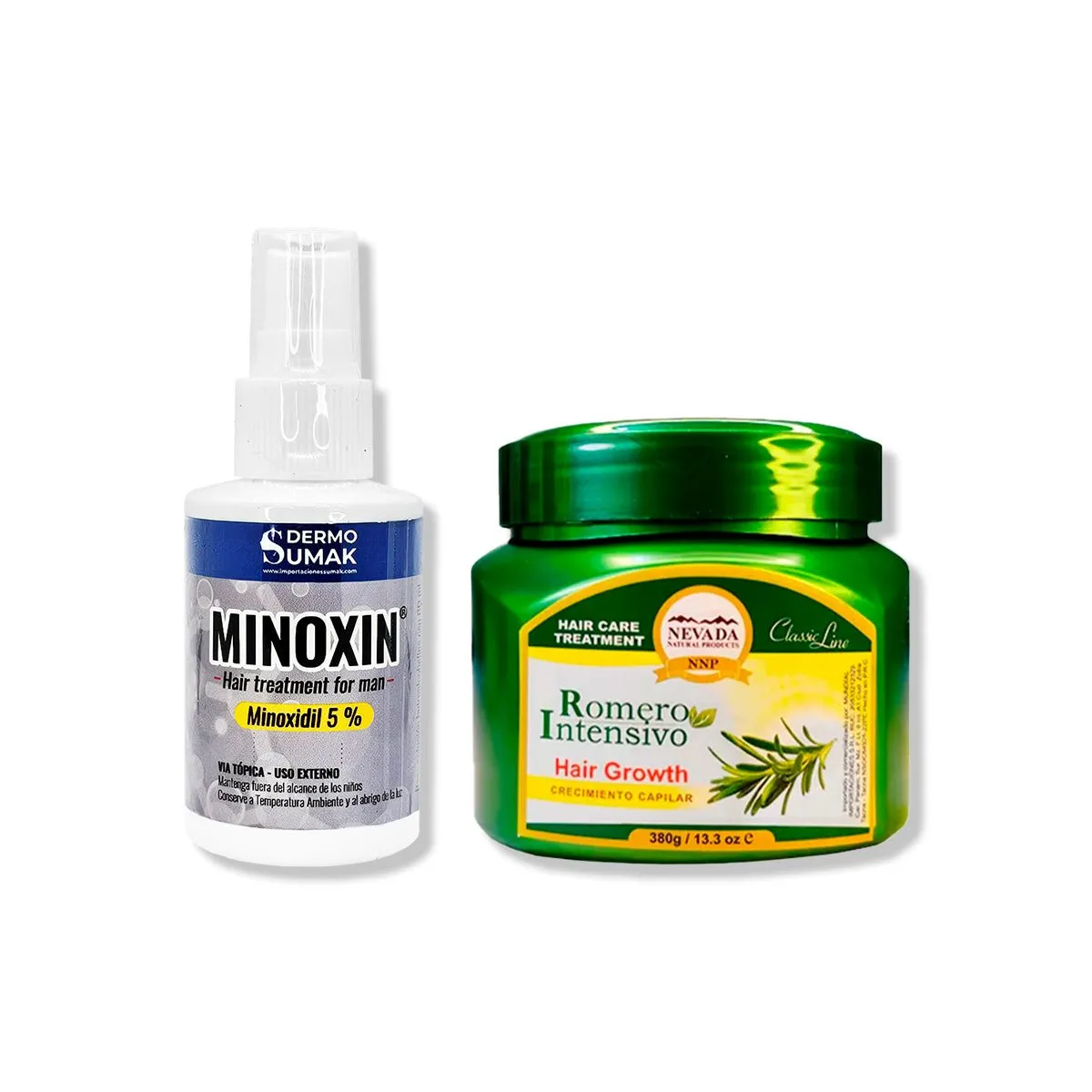 IMPORTADO MC - LOCIÓN MINOXIN 60ML + CREMA DE CRECIMIENTO CAPILAR 380GR