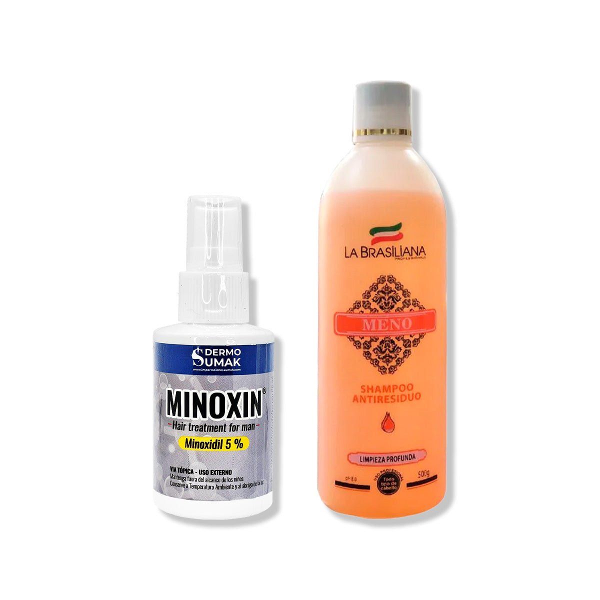 IMPORTADO MC - LOCIÓN MINOXIN 60ML + SHAMPOO ANTIRESIDUO 500ML