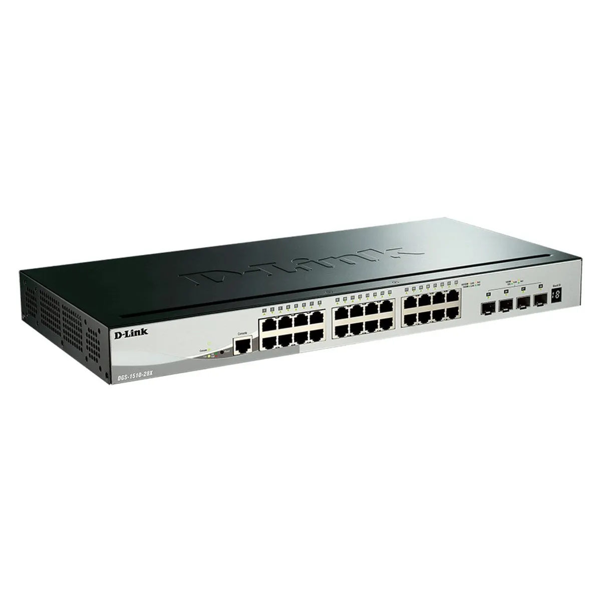 D LINK - D-LINK DGS-1510-28P Switch 24P Gigabit PoE + 2SFP 1G + 2SFP+ 10G