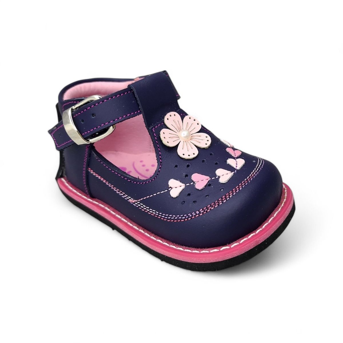 GENERICO - Zapato Pibe Clásico Formador con hebilla para niña bebé