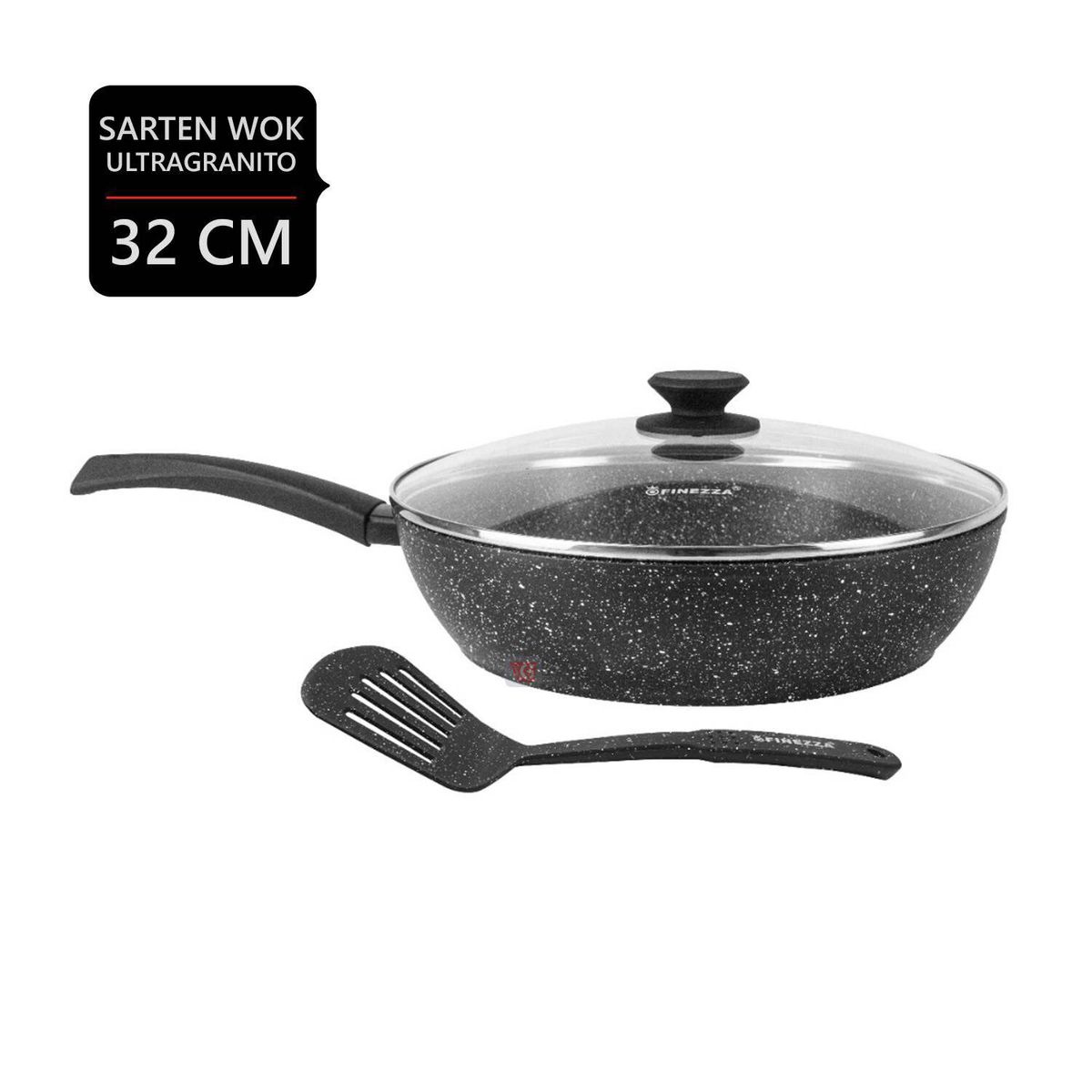 FINEZZA - Sarten Antiadherente de Granito de 32 Cm - FZ-W332TM