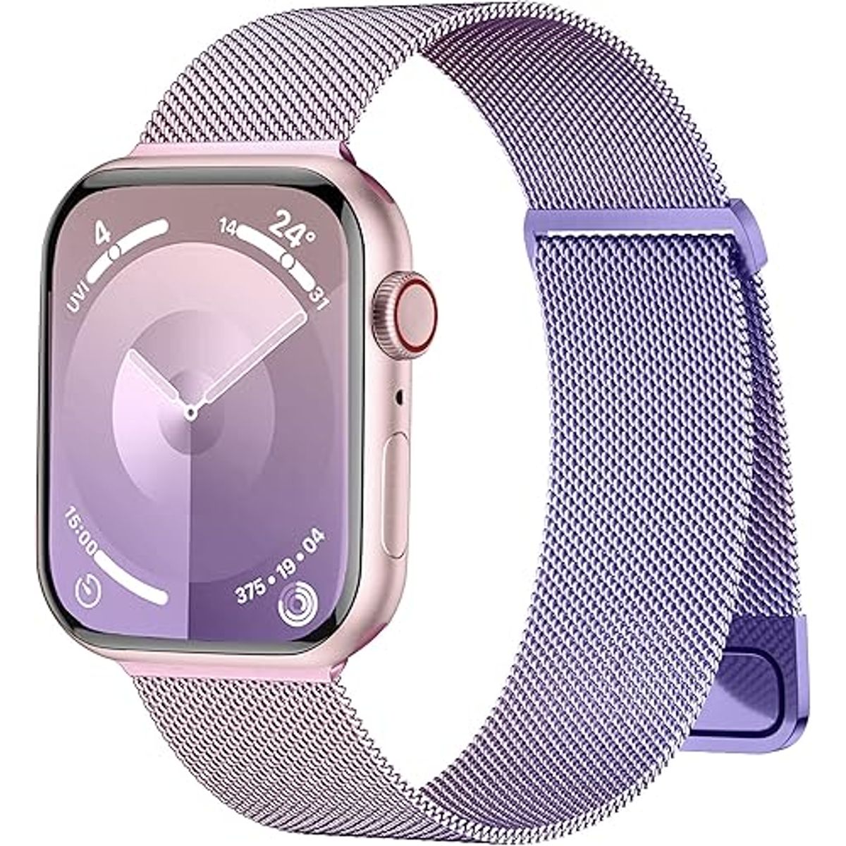 GENERICO - Correa Milanese para Apple Watch 40mm - Lila
