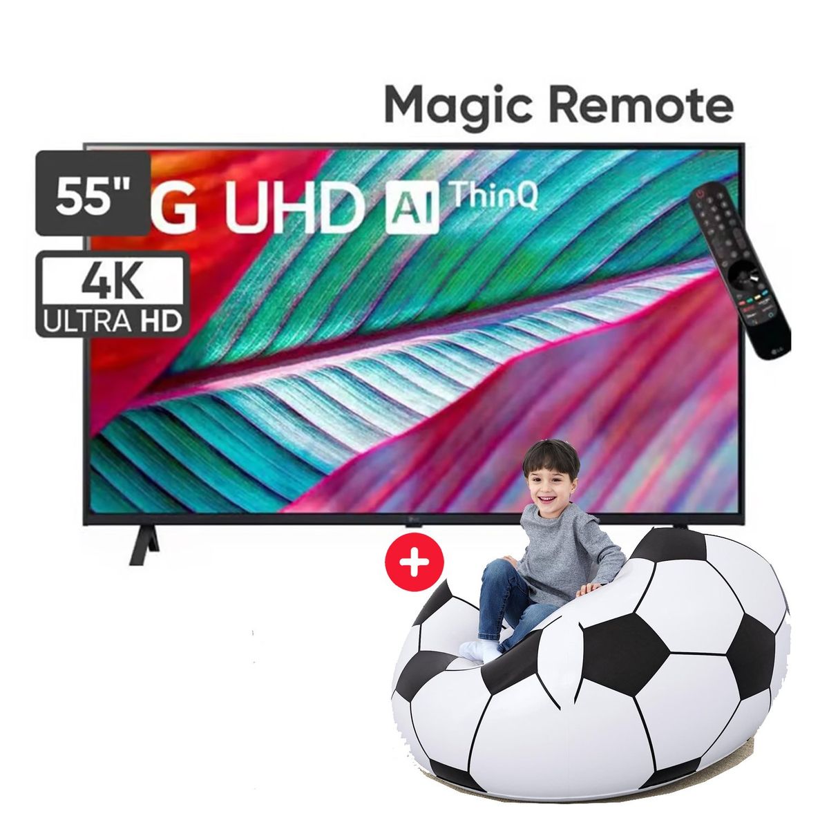 LG - TELEVISOR LG 55 SMART TV THINQ AI 4K UHD 55UR8750