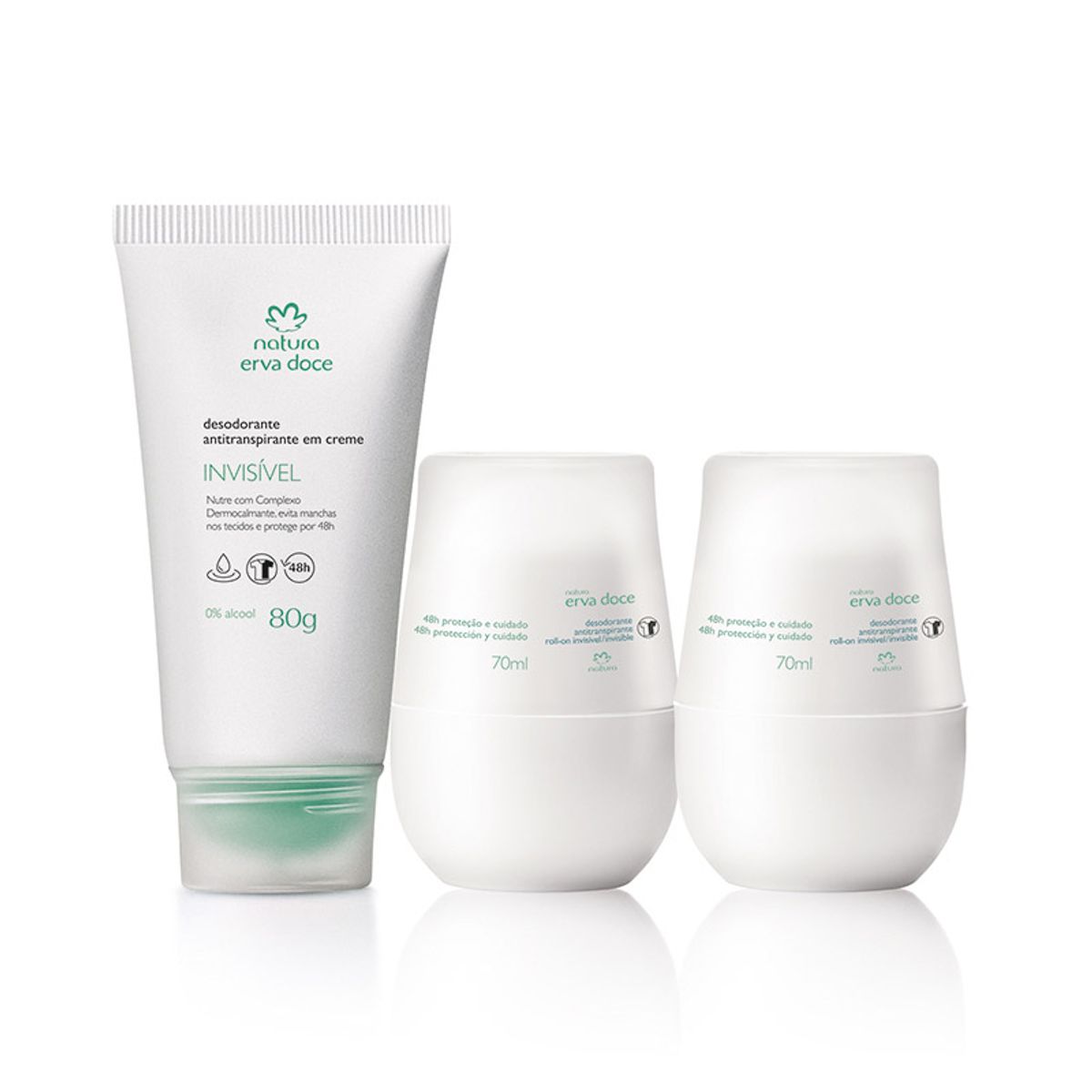 ESIKA - Erva Doce Kit Desodorantes  - Natura