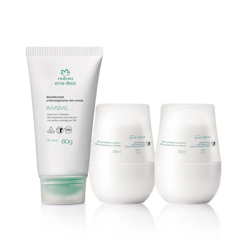 ESIKA - Erva Doce Kit Desodorantes  - Natura