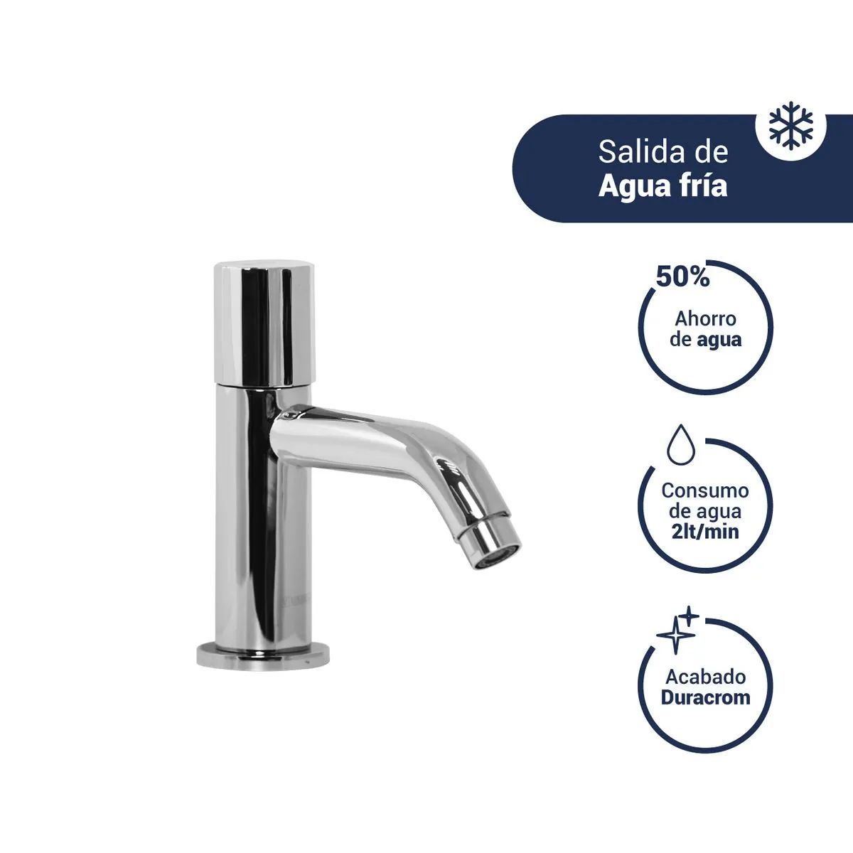 VAINSA - Grifería para Baño Modelo Chaska Cromado Vainsa