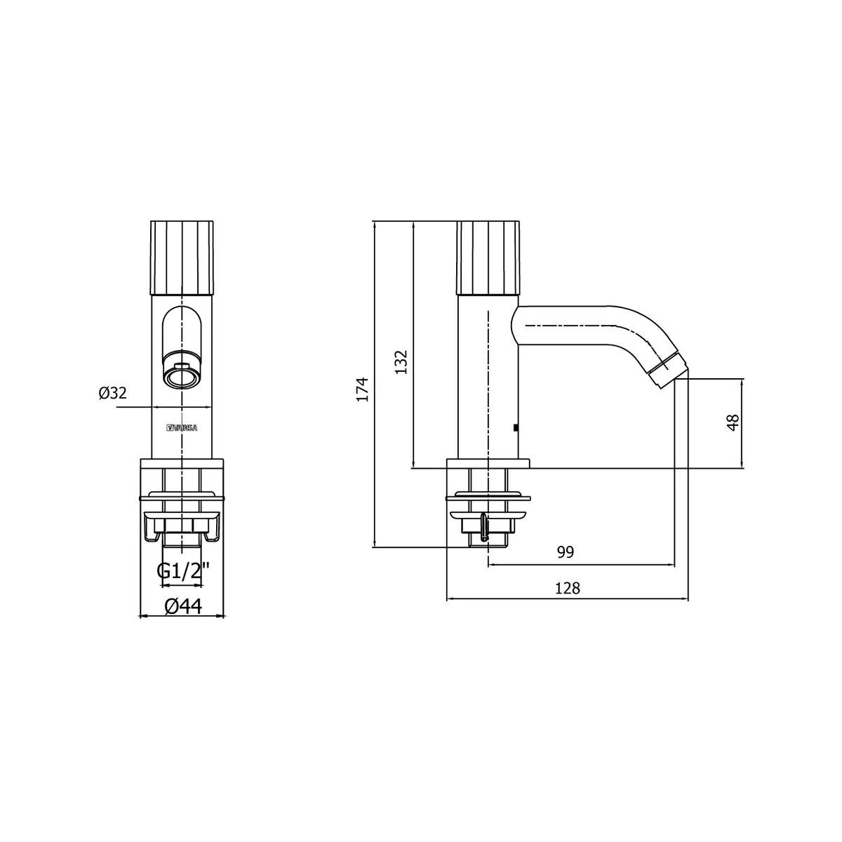 VAINSA - Grifería para Baño Modelo Chaska Cromado Vainsa