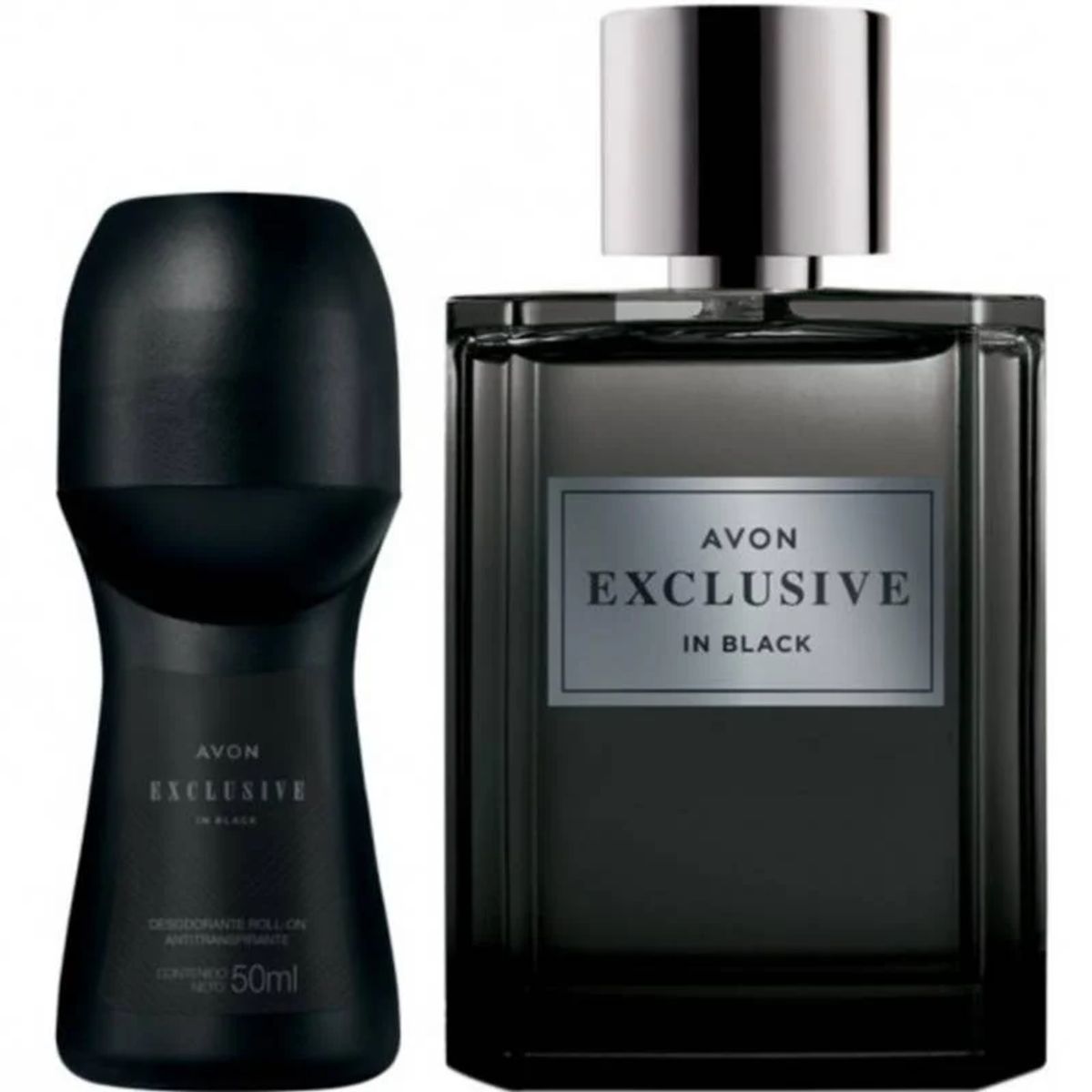 AVON - Exclusive in Black con Roll on Perfume de Hombre - Avon
