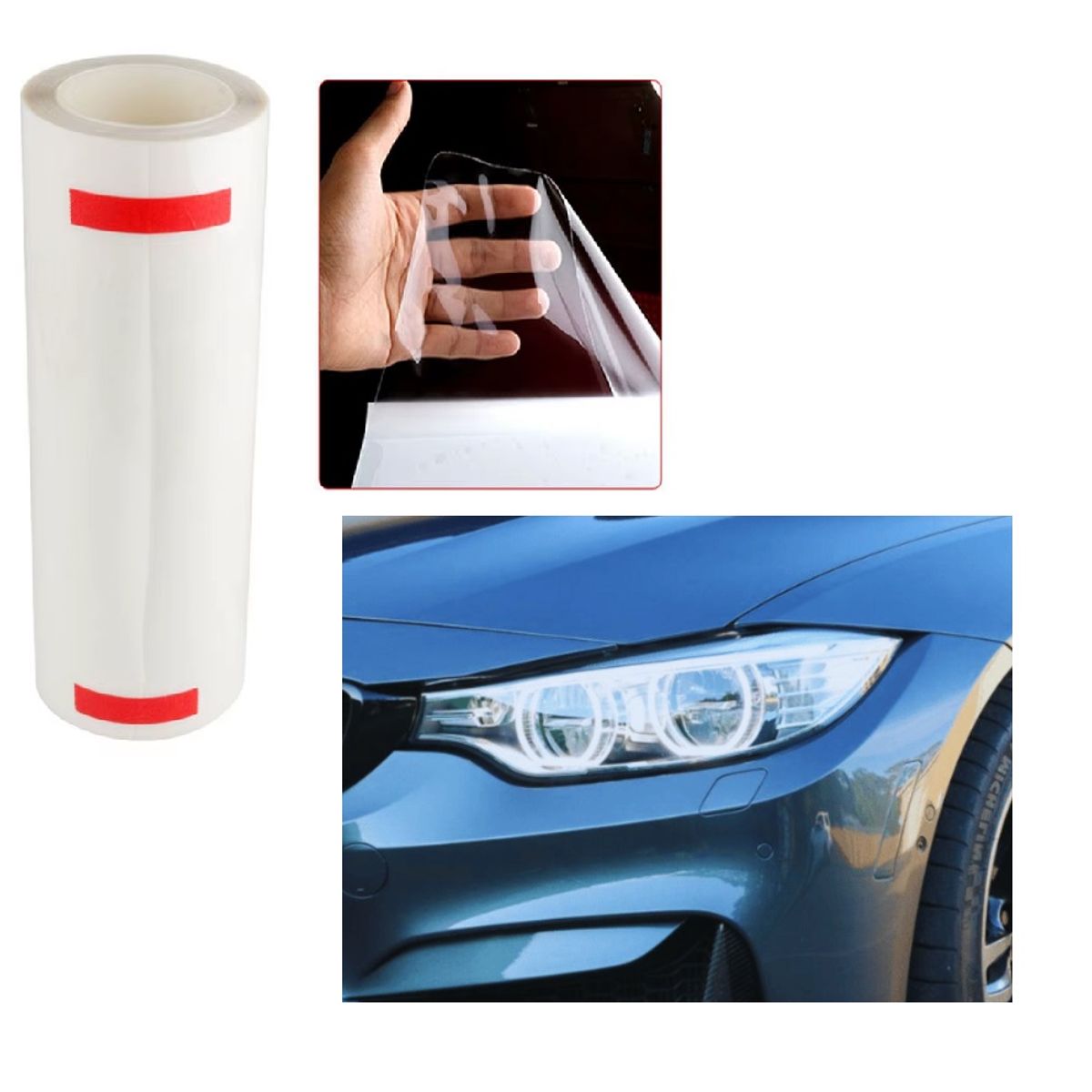 OEM - Protector de faros PPF transparente