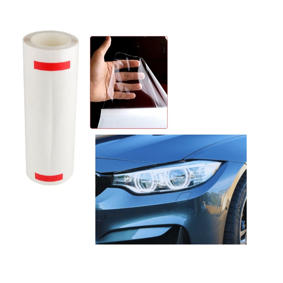 OEM - Protector de faros PPF transparente