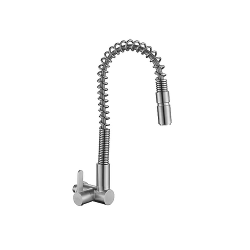 XM - Grifería Para Cocina Tipo Resorte A La Pared LC304-1072