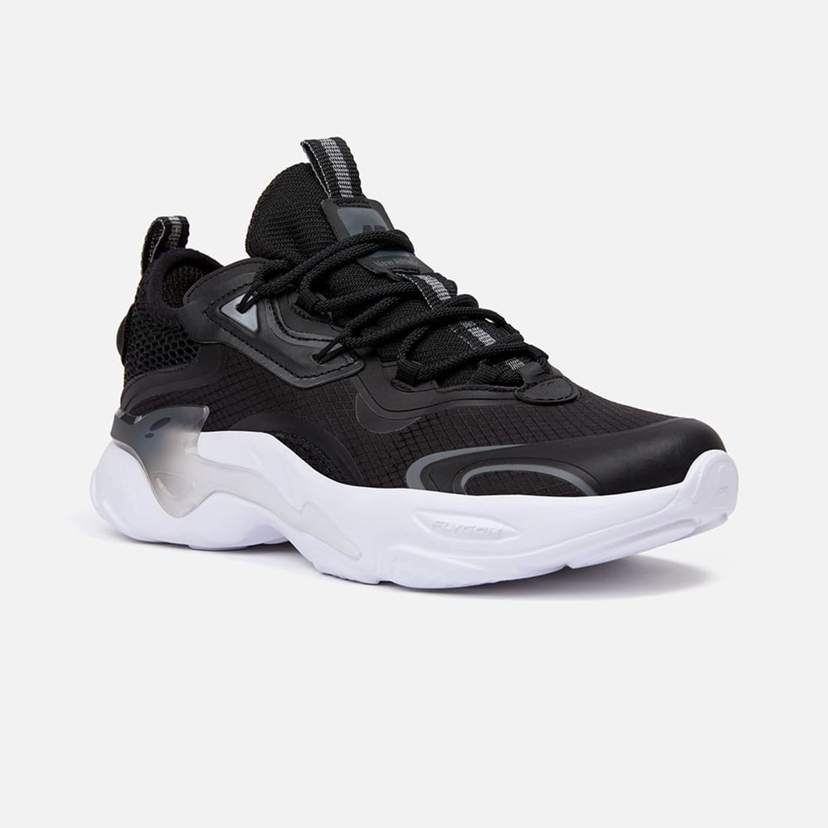 NEW ATHLETIC - Zapatillas New Athletic Lifestyle Rubbing68 Negro Con Blanco Hombre