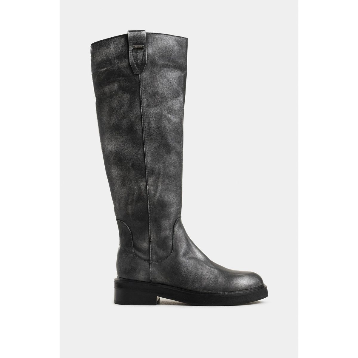 VELEZ - Vélez Botas Tulipan De Cuero Brush Off Para Mujer Gris