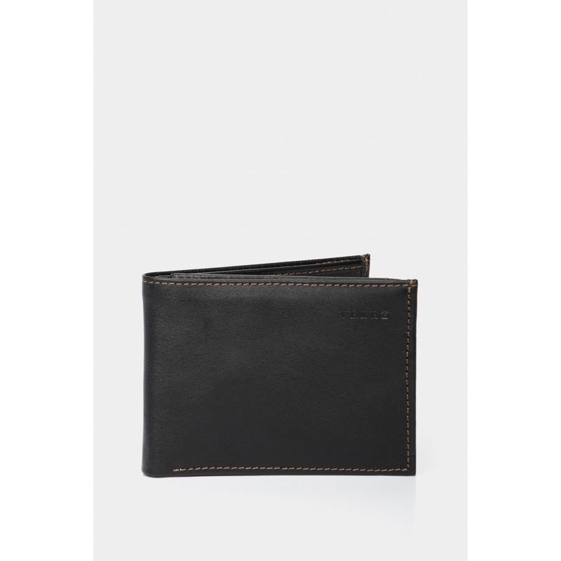 VELEZ - Vélez Billetera Humanista Cuero Hombre Contraste Negro