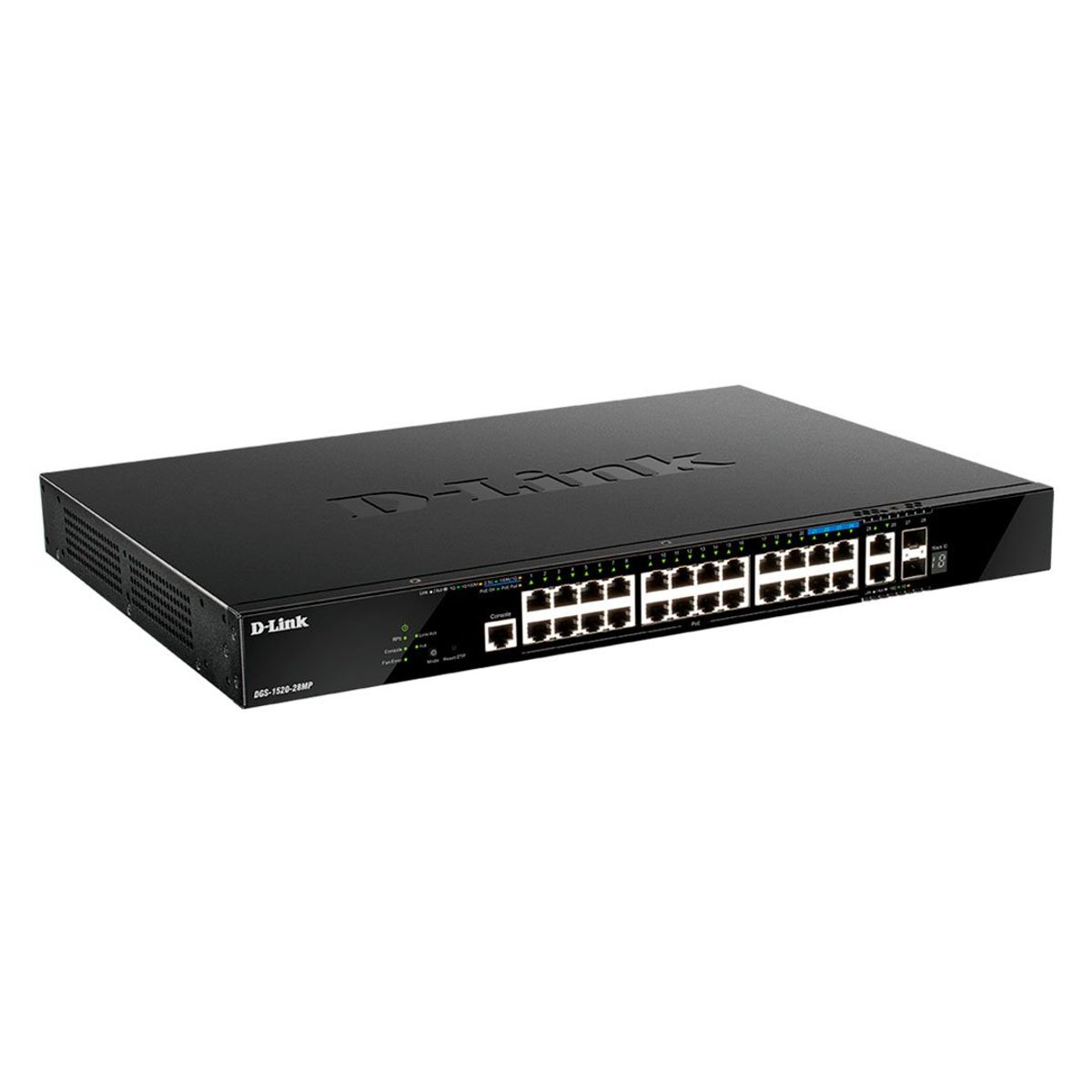 D LINK - D-LINK DGS-1520-28MP Switch 26 puertos Gigabit + 2 SFP+