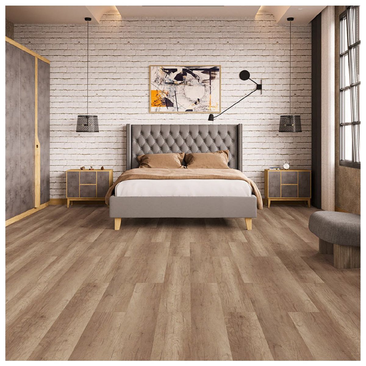 BALEXPO - Piso Laminado Alaska Mese Classic 8mm AC4 Caja 1.999 m2