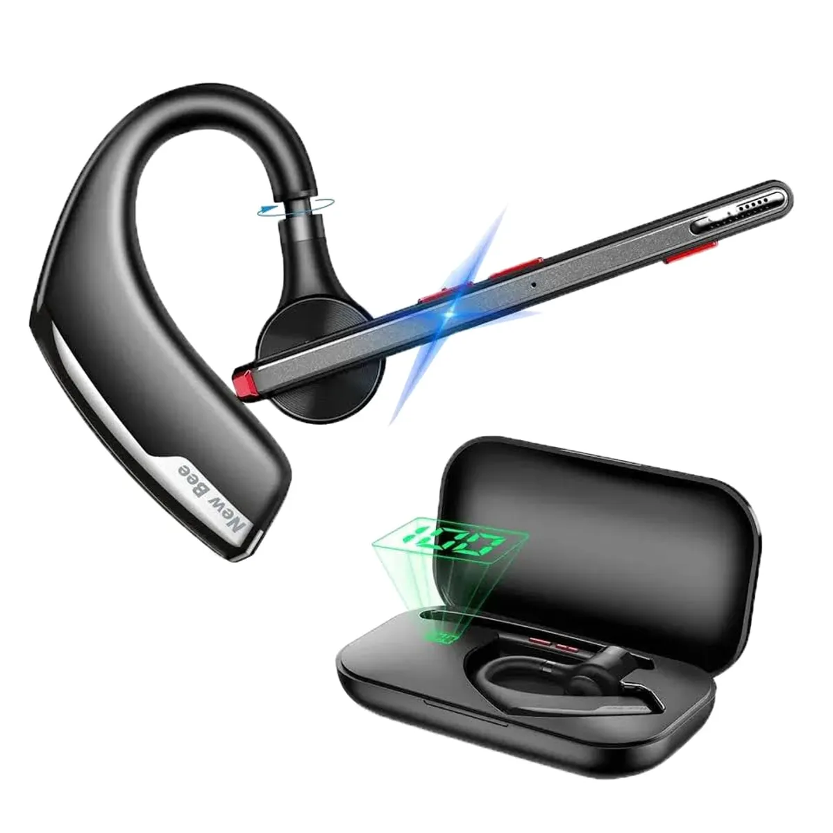 NEW BEE - Auriculares Inalámbricos Manos Libres New Bee M51