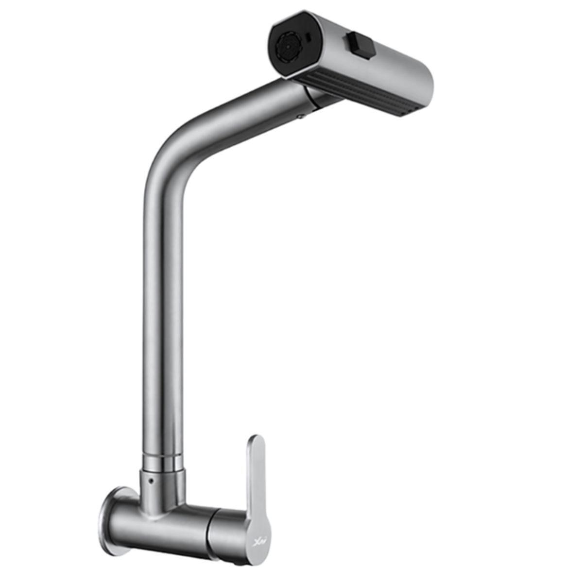 XM - LLAVE DE COCINA A LA PARED SATINADO LC304-0378